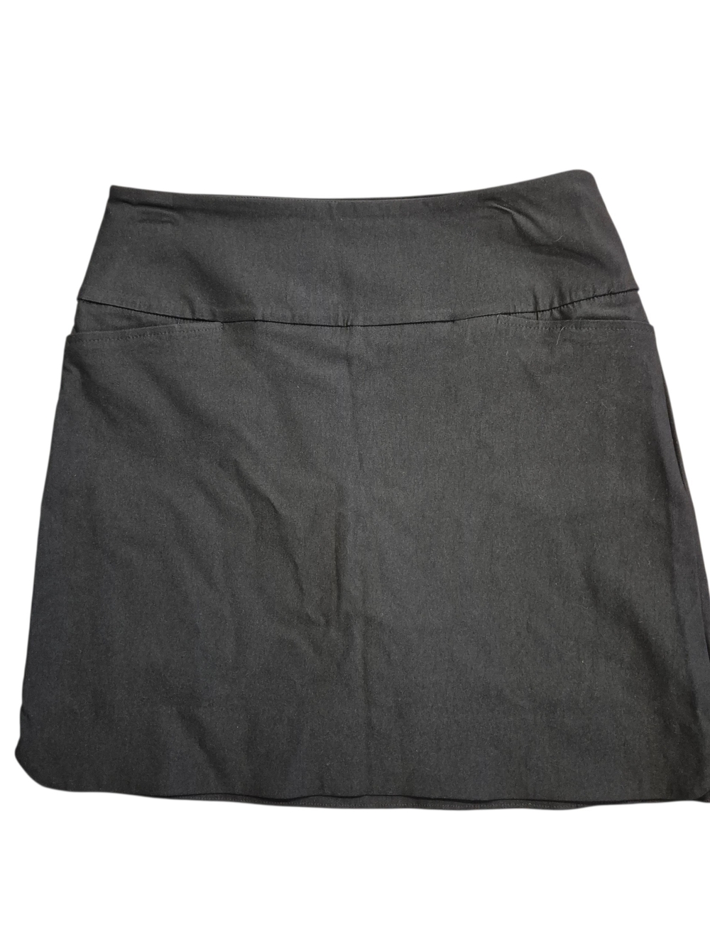 Women’s Black Mini Skirt with Clean Waistband